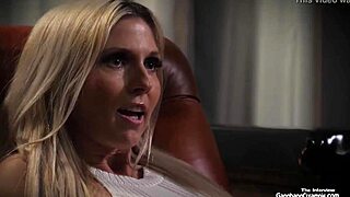 Blonde MILF Fucks All Five Guys Until They Cum In Her Pussy!