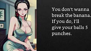 faygrey and nico robins tease with joi sounding gentle femdom humiliation