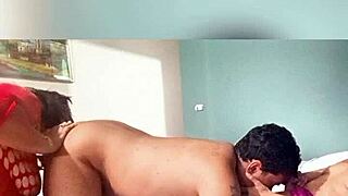 mature milf gives me a good ass licking while i fuck my girlfriends pussy