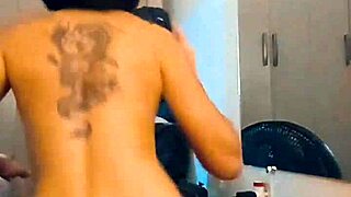 Young girl casually showing off in public with some dancing