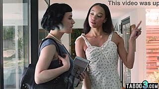 Recently divorced ebony alexis tae lures her sexy realtor into intense lesbian sex