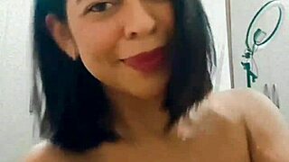 Young girl casually showing off in public with some dancing