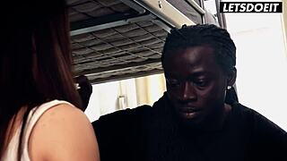 lucky teen 18+ gets to fuck bbc roommate while on vacation - horny hostel