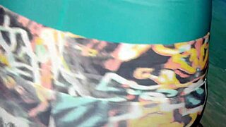 I am trying on my new pair of leggings and body