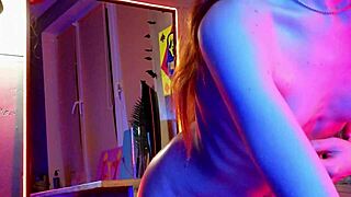 girl in lingerie cums hard