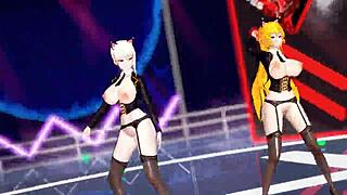 薙切繪里奈x薙切愛麗絲 - killer lady【食戟のソーマ】黑色透明內衣
