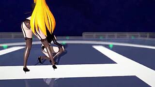 薙切繪里奈x薙切愛麗絲 - killer lady【食戟のソーマ】黑色透明內衣