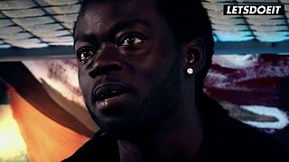 lucky teen 18+ gets to fuck bbc roommate while on vacation - horny hostel