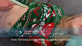 Watch These Brazilian Sisters Getting FUCKED By Their Brother On Christmas!