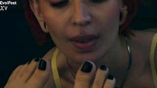 This Bitch Controls You With Her Pussy And Feet