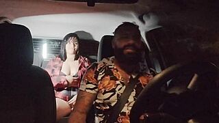 Cowboy catches nicoly mattos feeling like a slut in double penetration, two cocks in pussy and ass