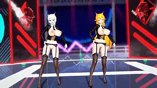 薙切繪里奈x薙切愛麗絲 - killer lady【食戟のソーマ】黑色透明內衣