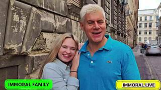 IRINA RECEIVES PORNO DANS HUGE LOAD BEGGING FOR BREAKFAST DOUGHNUTS