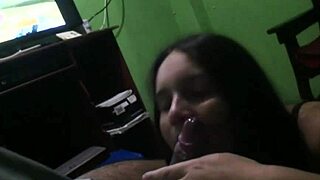 venezuelan married woman sucks me in her husband's house