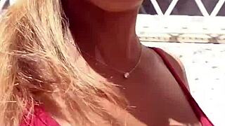 teasing public student chase video