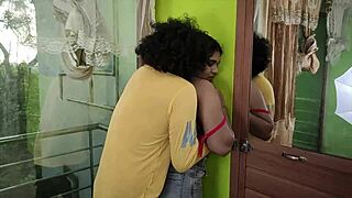 Indian College Girl Meets Boyfriend Privately