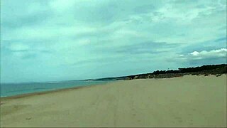 guy spills milk on nude beach