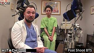 Freshman Receives Mandatory Hitachi Orgasm From Nurse Sandra Chappelle