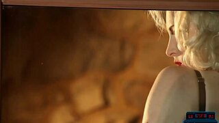 Sexy Milf Blonde Carissa White Hot Posing In Lingerie