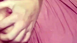 hot blonde showing off her tits softcore