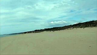 guy spills milk on nude beach