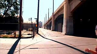 Pretty brunette Latina Samira sucks stiff pole before intense fucking