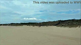 guy spills milk on nude beach