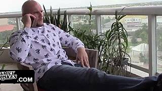 goldie rush's shaved pussy gets fucked by jmac's horny monster cock 😏