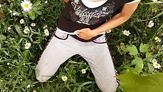 Spying On Neighbor's Orgasm In Daisies?