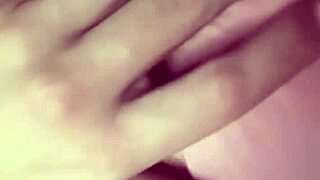 hot blonde showing off her tits softcore