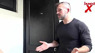 a cock sucking might change the bosss mind. blonde boss gets creampied.