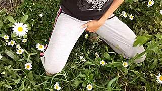 Spying On Neighbor's Orgasm In Daisies?