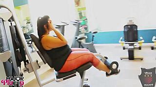 Gym Flirt Sofia Lures Rome to Fuck and Cum on Her Ass