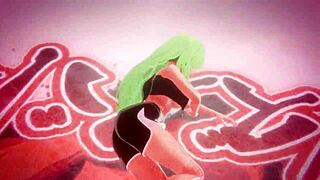 Lesbian battle features anal assfucking and fingering