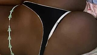 Aline Poses Seductively on Bed