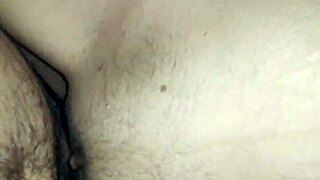 Filming hot amateur homemade sex with my latina milf wife, her wet pussy shining