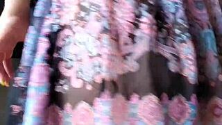 stepsister loves when i grope her pussy while she masturbates my dick until huge cumshot on pussy