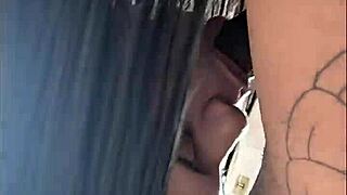 i see my teen stepdaughter arrive from funk party ready for interracial fuck