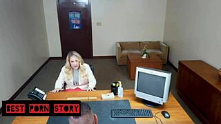 Principal Fucks Step Mom During Parent Teacher Meeting with Big Tits