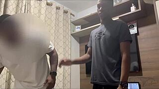 i seduced my father-in-law and he fucked me hard, caught red-handed at home