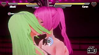 Lesbian battle features anal assfucking and fingering