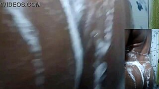 cyndy blackslave masturbating in shower squirt