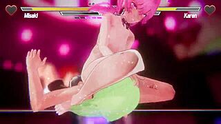 Lesbian battle features anal assfucking and fingering