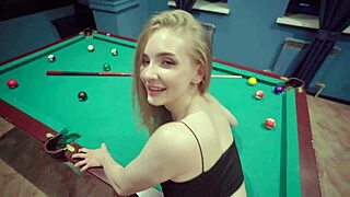 Imagine Fucking a Gorgeous Beauty on a Pool Table