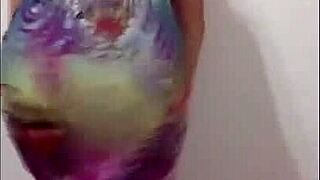 twerk girl dancing in a casual setting