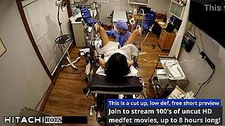 Freshman Gets Hitachi Orgasm from Doctor Yasmine Woods