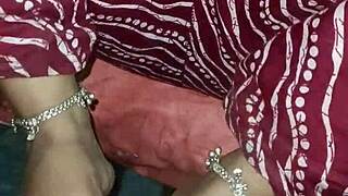 Young Indian Bhabhi's Big Natural Tits in Homemade Sex