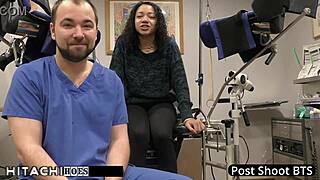 Freshman Gets Hitachi Orgasm from Doctor Yasmine Woods