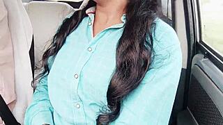 Teen College Girl With Big Boobs Gets Intense Dirty Talk From Uncle In Car