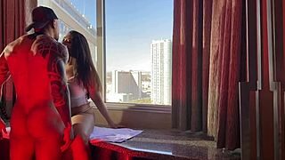 Intense BBC Hotel Fuck: Asian Amateur's Big Tits Bounced in Doggystyle and Missionary Positions